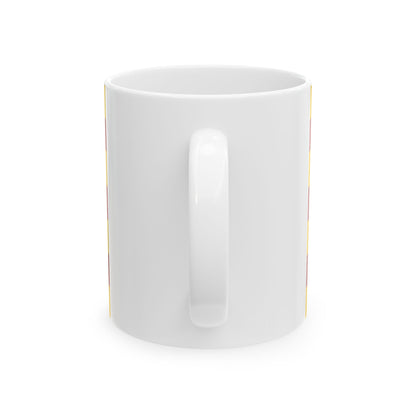 Overpelt vlag (Belgium) White Coffee Mug-Go Mug Yourself