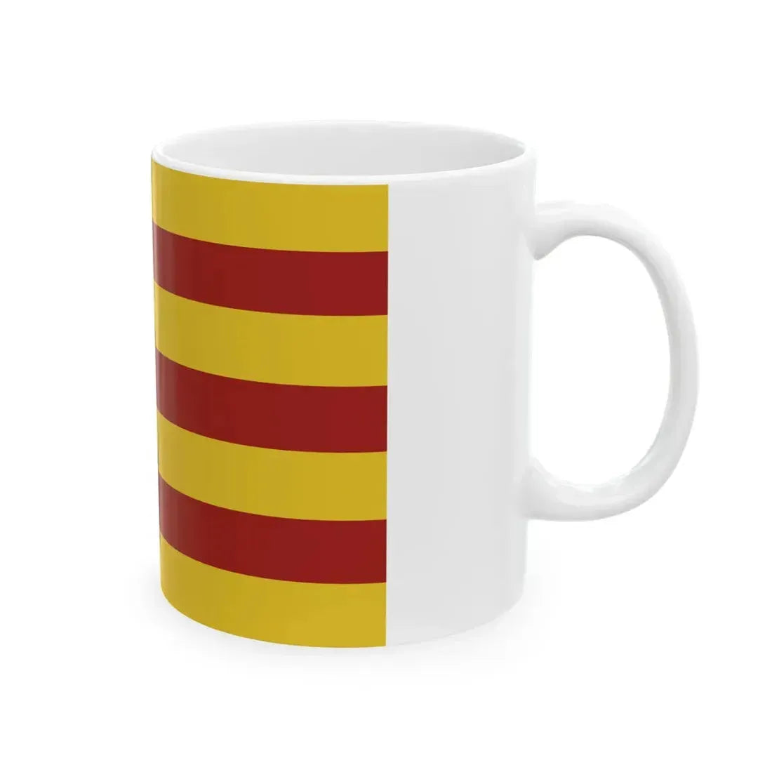 Overpelt vlag (Belgium) White Coffee Mug - Go Mug Yourself