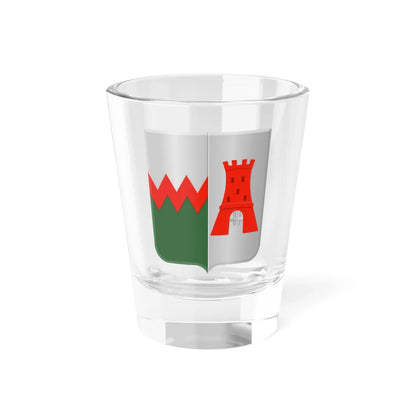 Overschie wapen (Netherlands) (Coat of Arms) Shot Glass 1.5oz 1.5oz - Go Mug Yourself