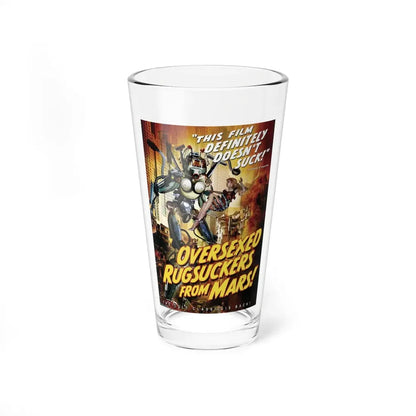 OVERSEXED RUGSUCKERS FROM MARS 1989 Movie Poster - Pint Glass 16oz 16oz - Go Mug Yourself