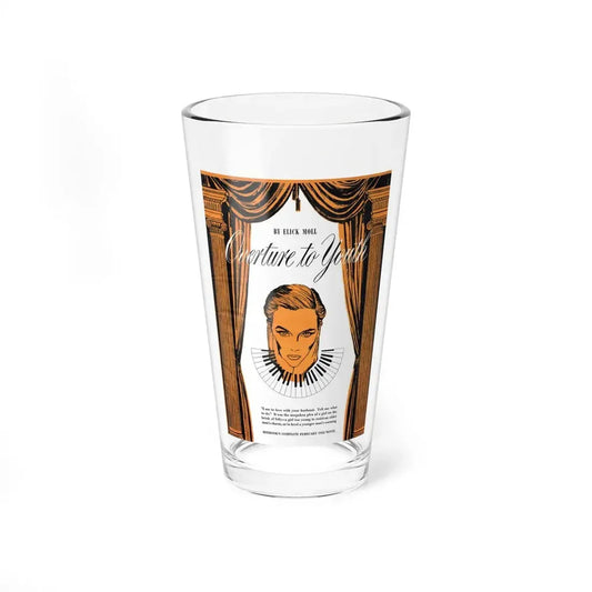 Overture to Youth (1), Redbook, February 1952 (Magazine Illustration) Pint Glass 16oz 16oz - Go Mug Yourself
