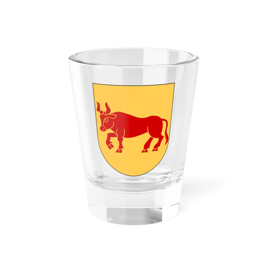 Oxie vapen (Sweden) (Coat of Arms) Shot Glass 1.5oz 1.5oz - Go Mug Yourself