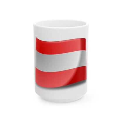 Oxygen apps Austria (Austria) White Coffee Mug 15oz - Go Mug Yourself