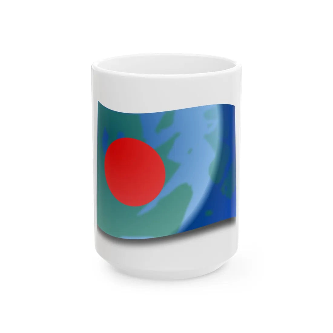 Oxygen apps Bangladeshian (Bangladesh) White Coffee Mug 15oz - Go Mug Yourself