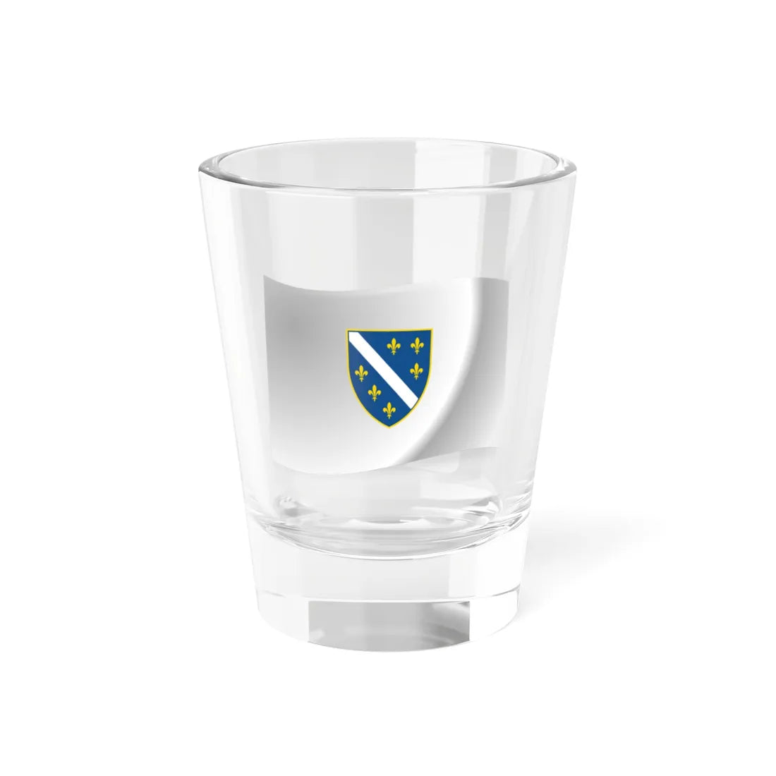 Oxygen apps Bosnia  Herzegonina (Bosnia and Herzegovina) Shot Glass 1.5oz 1.5oz - Go Mug Yourself