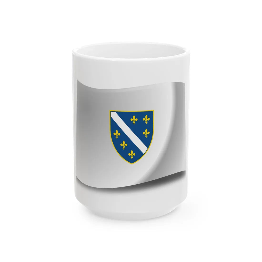 Oxygen apps Bosnia  Herzegonina (Bosnia and Herzegovina) White Coffee Mug 15oz - Go Mug Yourself