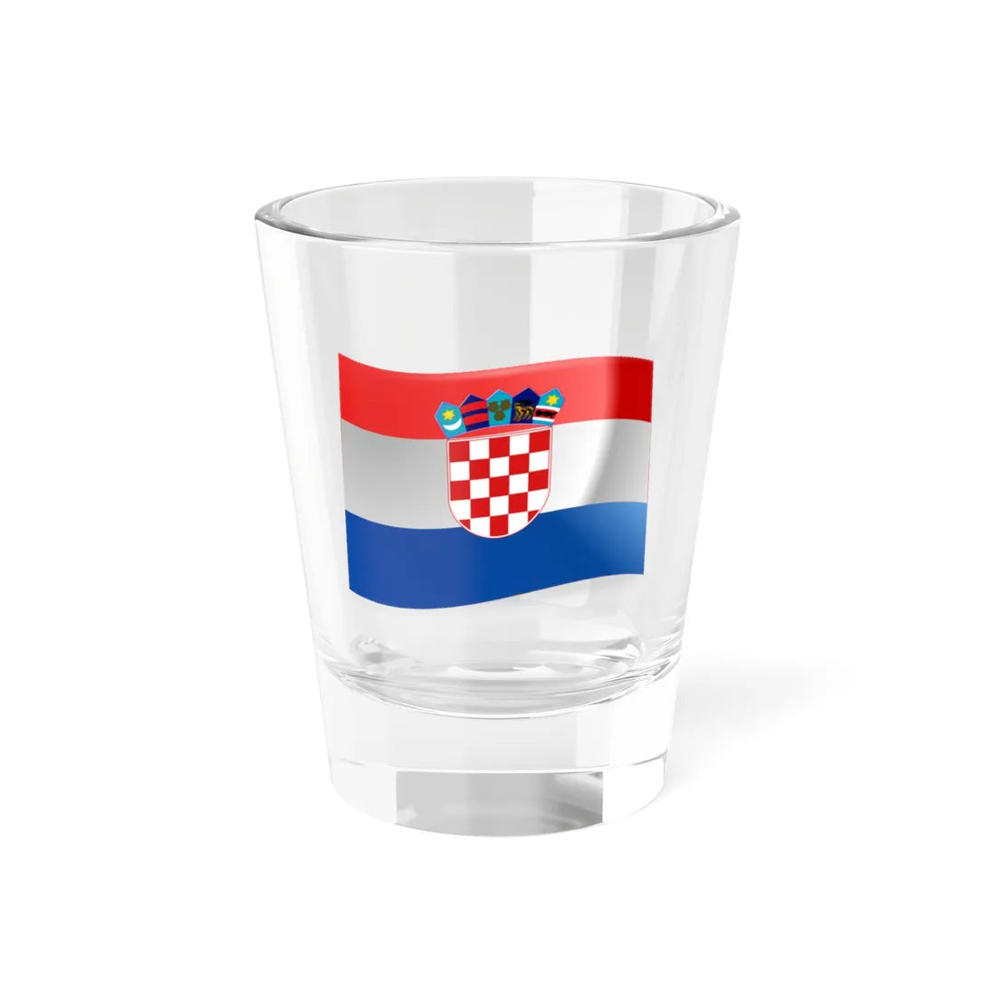 Oxygen apps Croatia (Croatia) Shot Glass 1.5oz 1.5oz - Go Mug Yourself