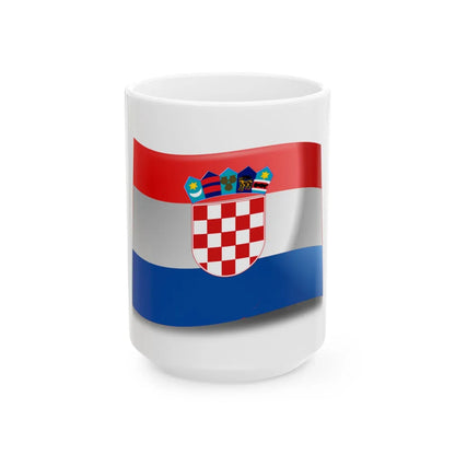 Oxygen apps Croatia (Croatia) White Coffee Mug 15oz - Go Mug Yourself