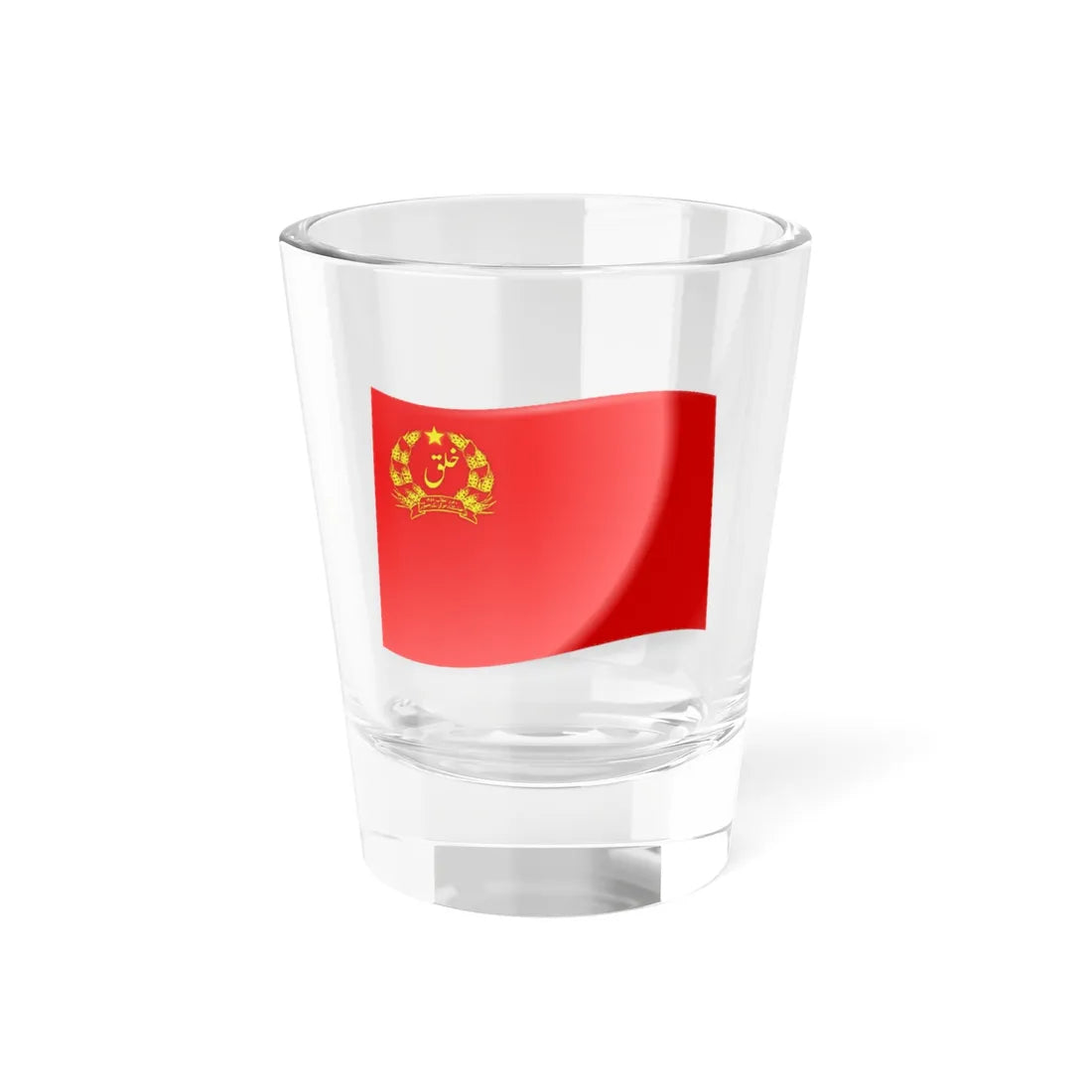 Oxygen apps Democratic Republic of Afghanistan (Afghanistan) Shot Glass 1.5oz 1.5oz - Go Mug Yourself