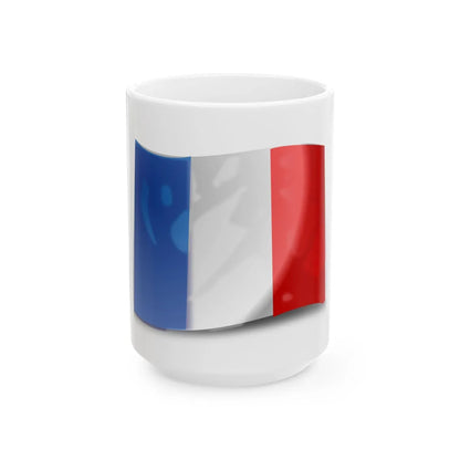 Oxygen apps France (France) White Coffee Mug 15oz - Go Mug Yourself