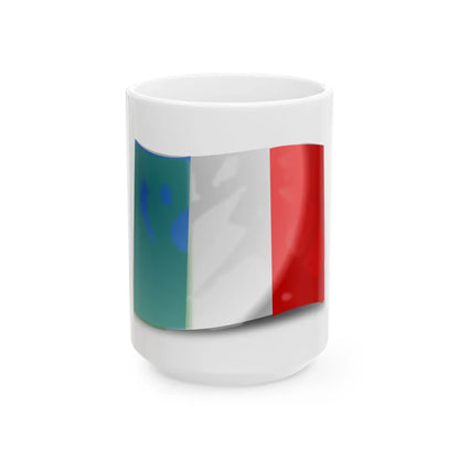 Oxygen apps Italy (Italy) White Coffee Mug 15oz - Go Mug Yourself