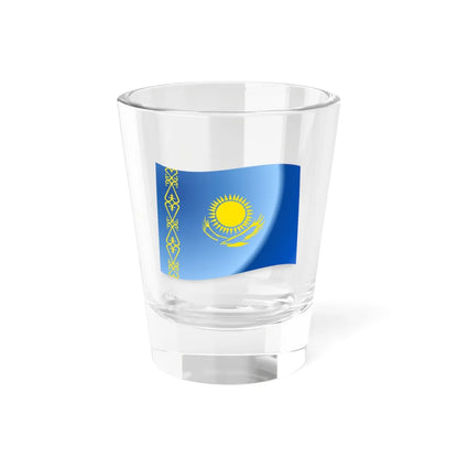 Oxygen apps Kazakhstan (Kazakhstan) Shot Glass 1.5oz 1.5oz - Go Mug Yourself