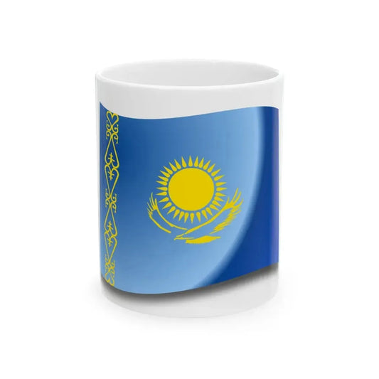 Oxygen apps Kazakhstan (Kazakhstan) White Coffee Mug 11oz - Go Mug Yourself
