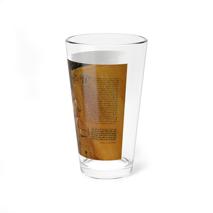 Oyster-Boat Man, Argosy, October 1964 (Magazine Illustration) Pint Glass 16oz-Go Mug Yourself