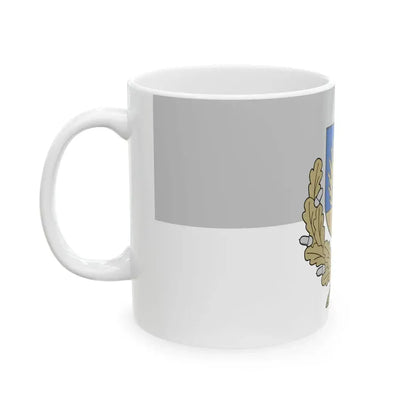 Ozolnieku novads flag (Latvia) White Coffee Mug - Go Mug Yourself