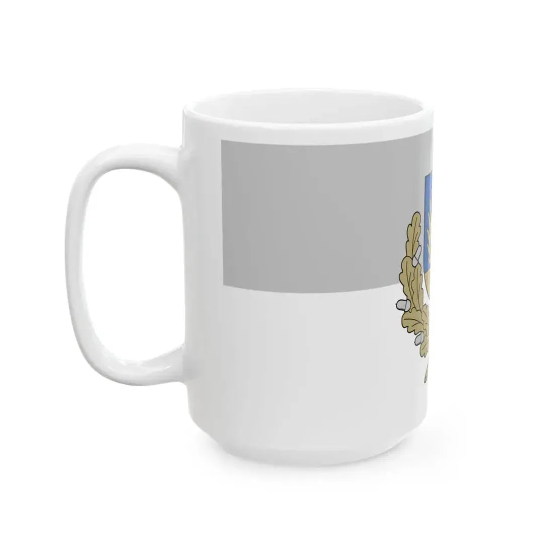 Ozolnieku novads flag (Latvia) White Coffee Mug - Go Mug Yourself