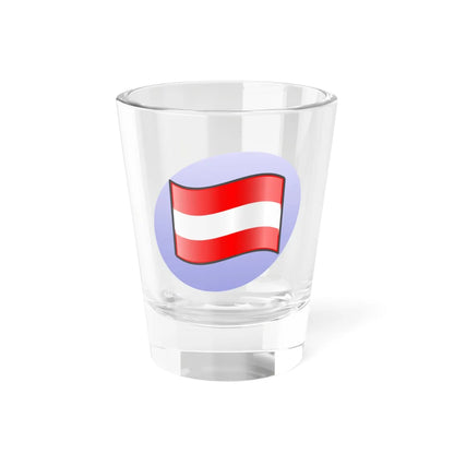P Austrian flag (Austria) Shot Glass 1.5oz 1.5oz - Go Mug Yourself