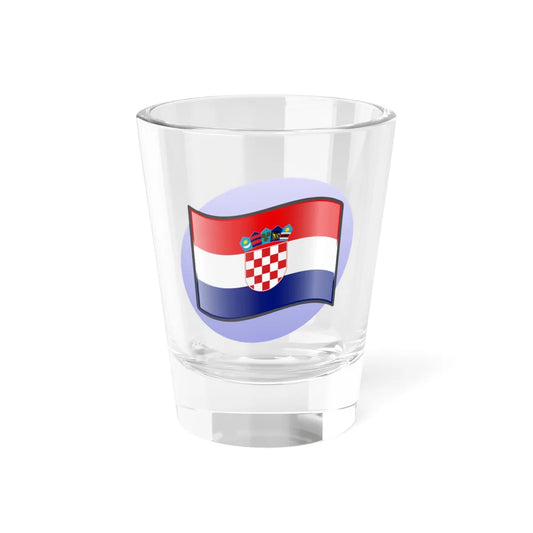 P Croatia (Croatia) Shot Glass 1.5oz 1.5oz - Go Mug Yourself