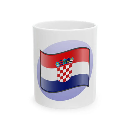 P Croatia (Croatia) White Coffee Mug 11oz - Go Mug Yourself