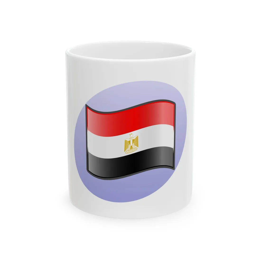 P Egypt (Egypt) White Coffee Mug 11oz - Go Mug Yourself