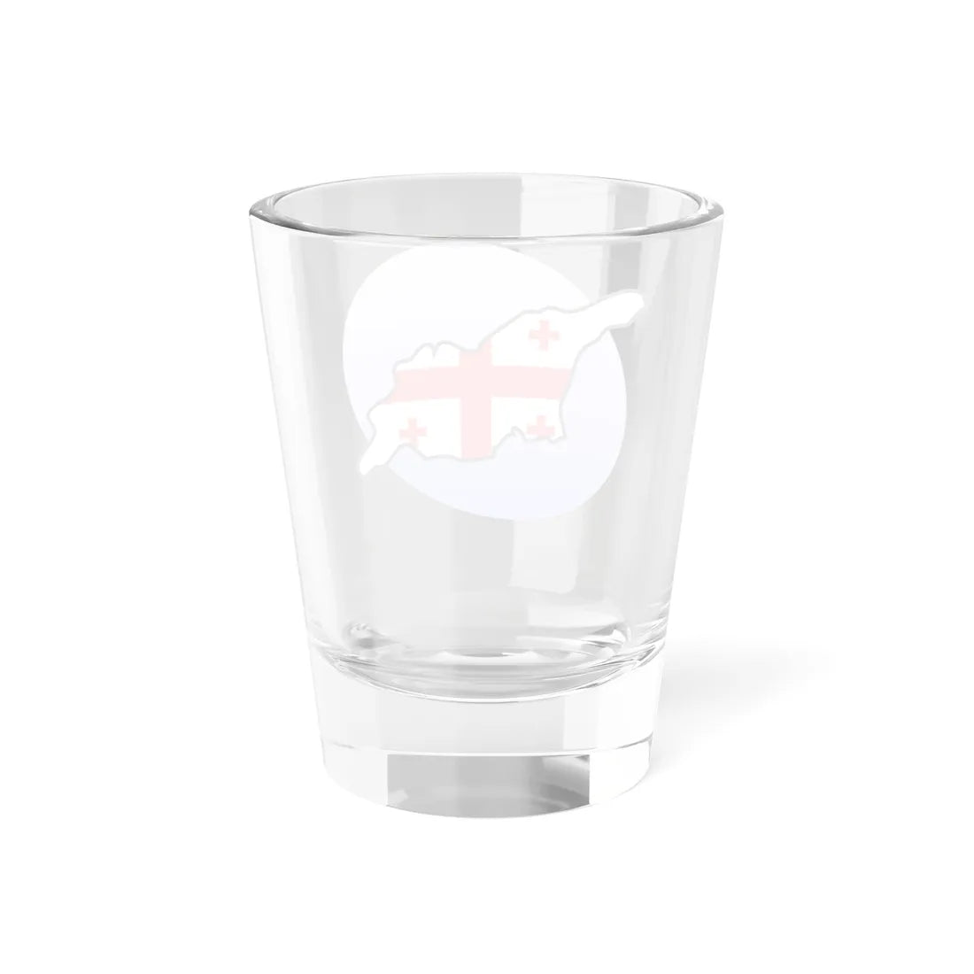 P Flag map of Georgia (Georgia) Shot Glass 1.5oz - Go Mug Yourself