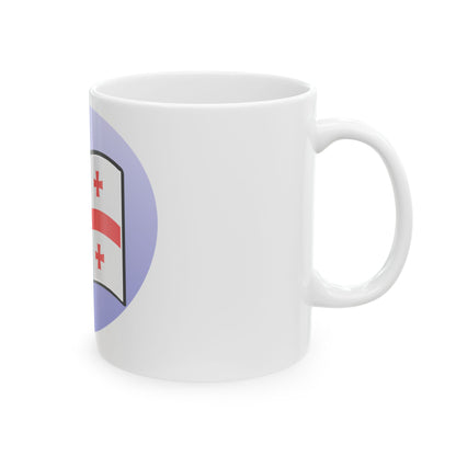 P Georgian flag (Georgia) White Coffee Mug-Go Mug Yourself