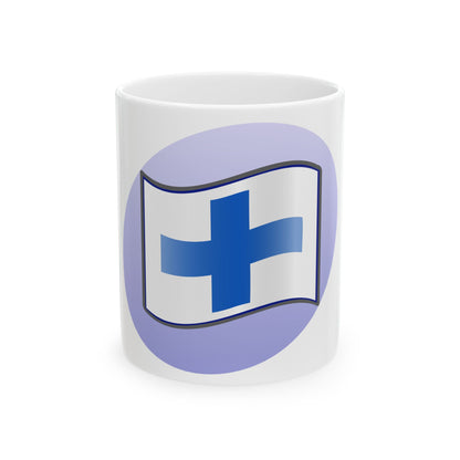 P Greece 1821 (Greece) White Coffee Mug-11oz-Go Mug Yourself