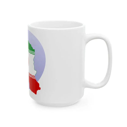 P icon Iran (Iran) White Coffee Mug - Go Mug Yourself