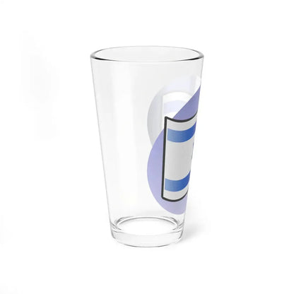 P Israel Flag (Israel) Pint Glass 16oz - Go Mug Yourself