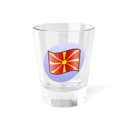 P North Macedonia (North Macedonia) Shot Glass 1.5oz 1.5oz - Go Mug Yourself
