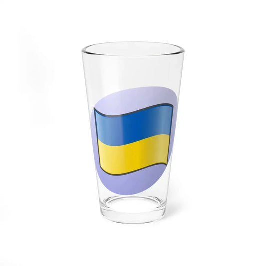 P Ukraine (Ukraine) Pint Glass 16oz 16oz - Go Mug Yourself