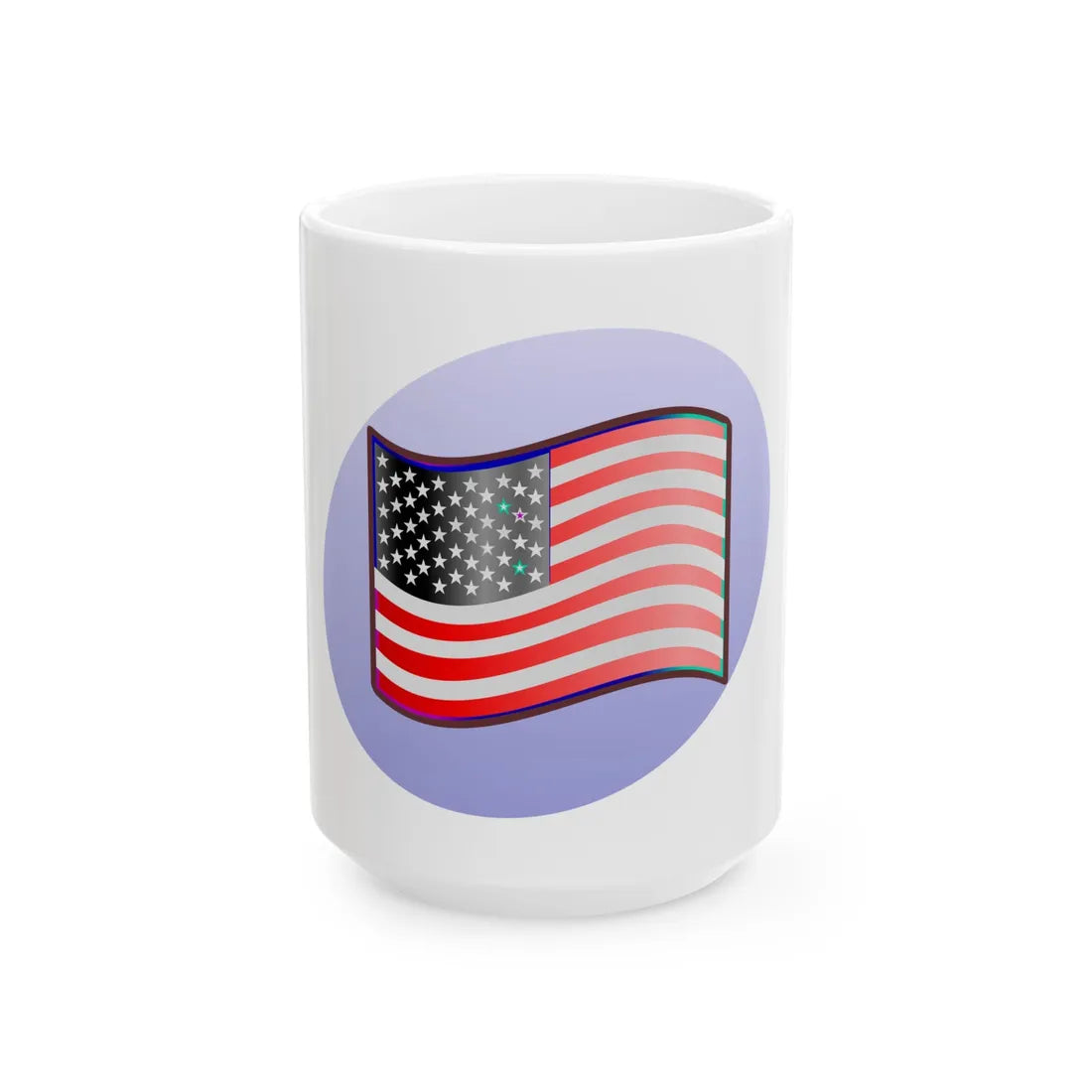 P United States (United States) White Coffee Mug 15oz - Go Mug Yourself