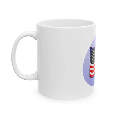 P United States (United States) White Coffee Mug - Go Mug Yourself