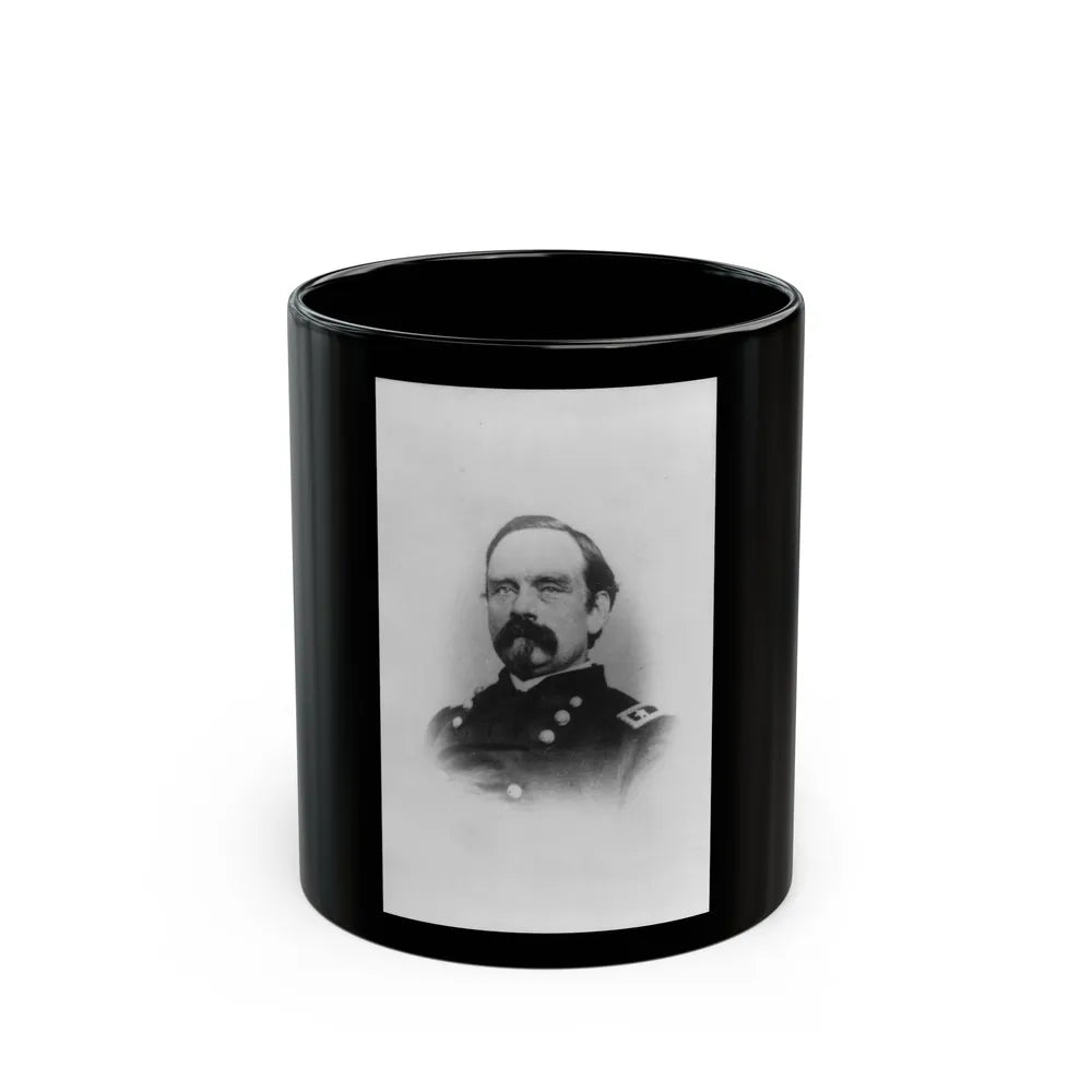 P.J. Osterhaus, Head-And-Shoulders Portrait, Facing Left (U.S. Civil War) Black Coffee Mug-11oz-Go Mug Yourself