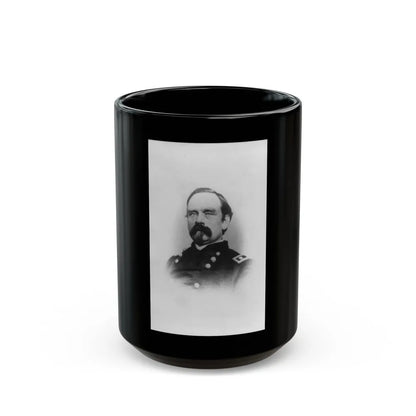 P.J. Osterhaus, Head-And-Shoulders Portrait, Facing Left (U.S. Civil War) Black Coffee Mug-15oz-Go Mug Yourself