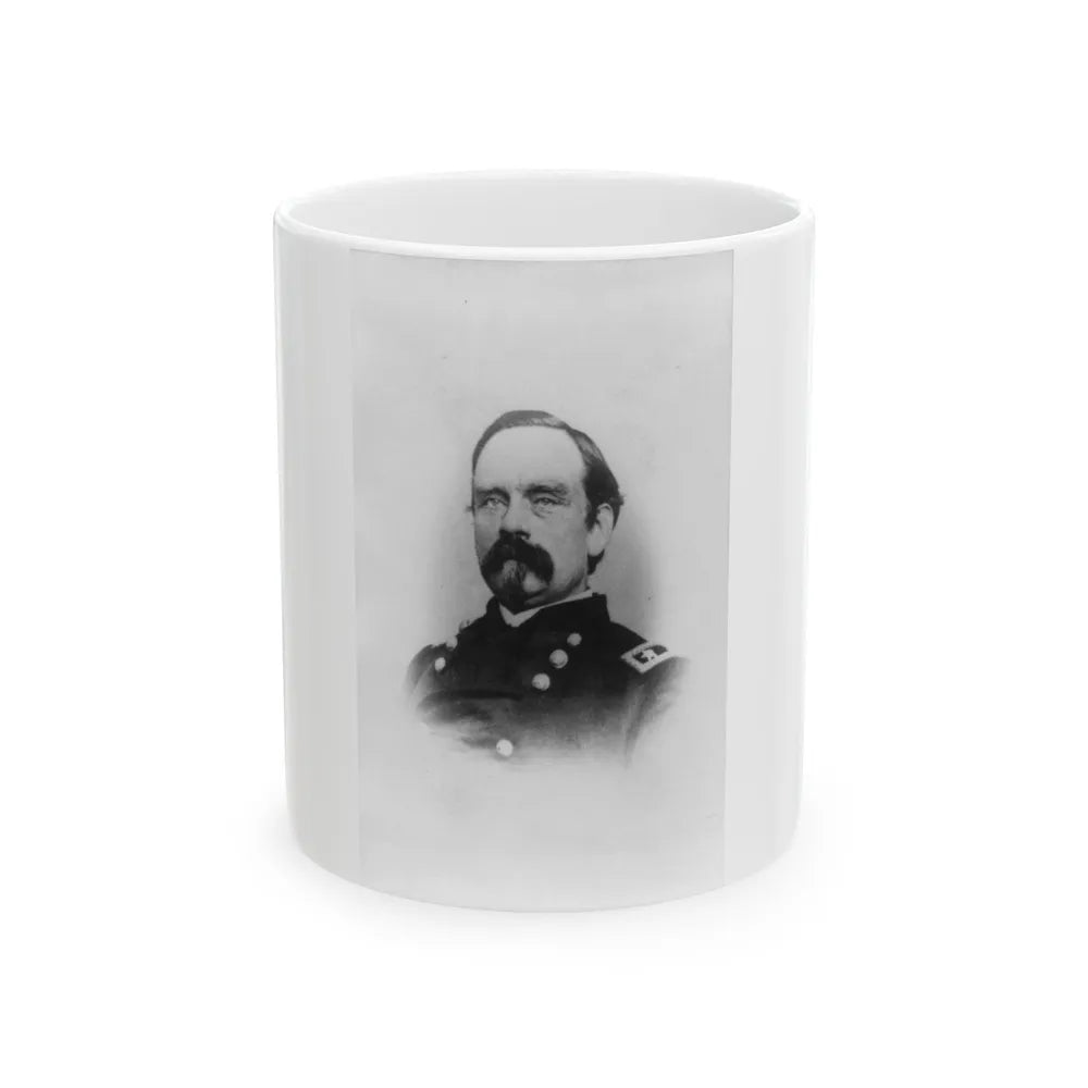 P.J. Osterhaus, Head-And-Shoulders Portrait, Facing Left (U.S. Civil War) White Coffee Mug-11oz-Go Mug Yourself