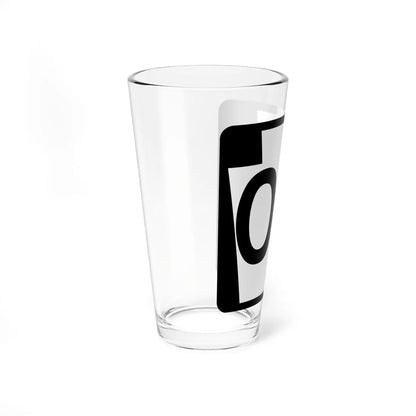 PA-00 template (Pennsylvania) (Road Sign) Pint Glass 16oz - Go Mug Yourself
