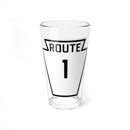 PA-1 1926 (Pennsylvania) (Road Sign) Pint Glass 16oz 16oz - Go Mug Yourself