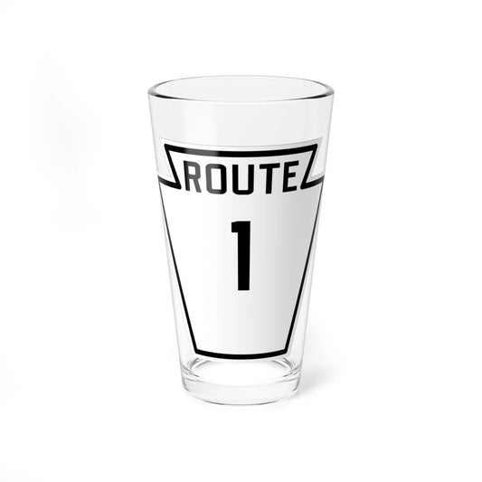 PA-1 1926 (Pennsylvania) (Road Sign) Pint Glass 16oz 16oz - Go Mug Yourself