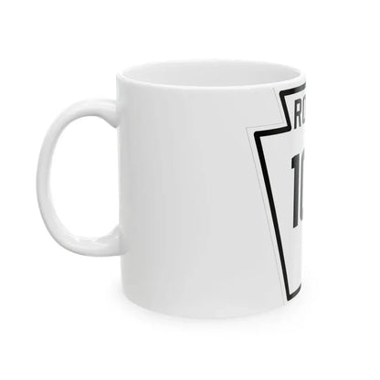 PA-100 1926 (Pennsylvania) (Road Sign) White Coffee Mug - Go Mug Yourself