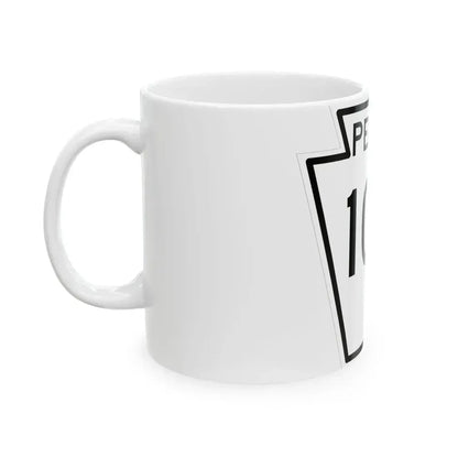 PA-100 1948 (Pennsylvania) (Road Sign) White Coffee Mug - Go Mug Yourself