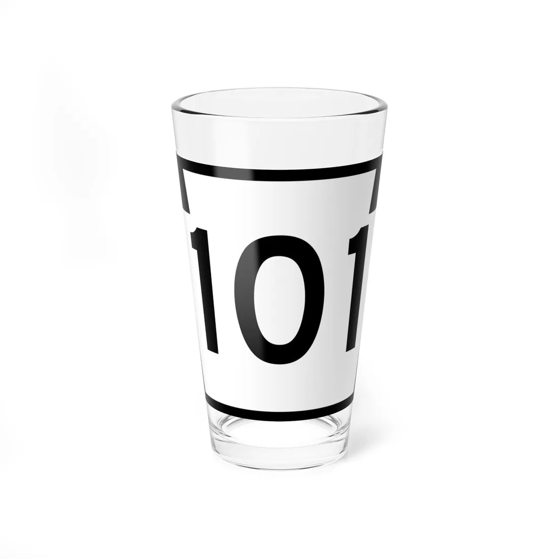 PA-101 (Pennsylvania) (Road Sign) Pint Glass 16oz 16oz - Go Mug Yourself