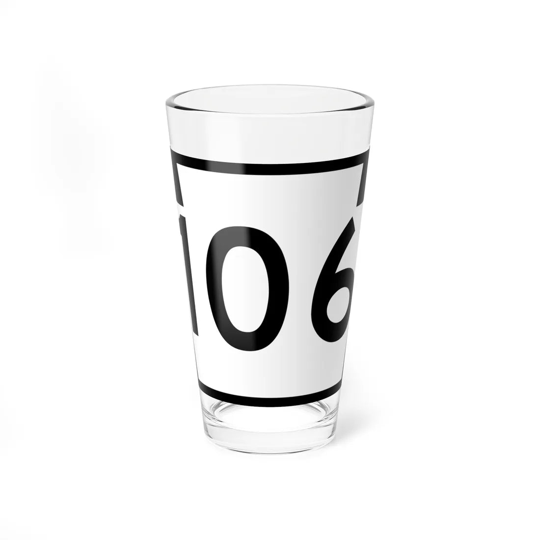 PA-106 (Pennsylvania) (Road Sign) Pint Glass 16oz 16oz - Go Mug Yourself