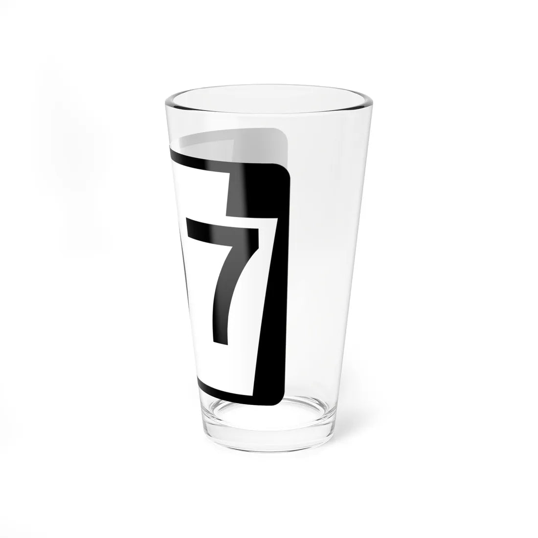 PA-107 (Pennsylvania) (Road Sign) Pint Glass 16oz - Go Mug Yourself