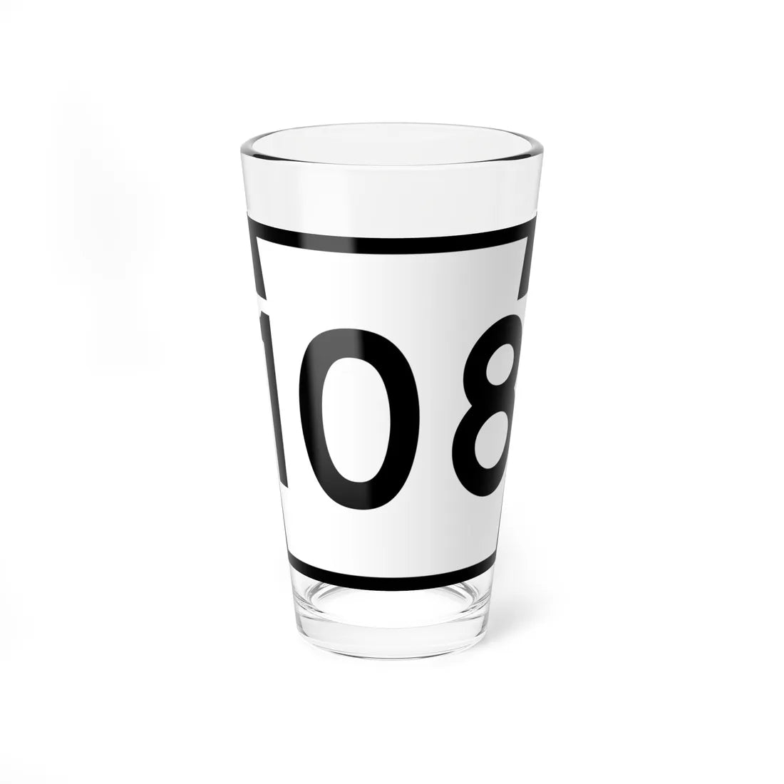 PA-108 (Pennsylvania) (Road Sign) Pint Glass 16oz - Go Mug Yourself
