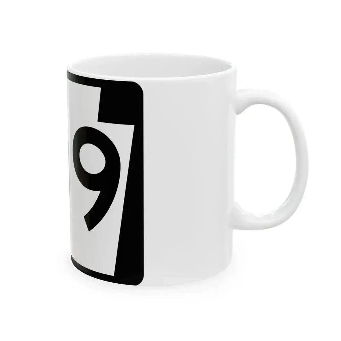 PA-109 (Pennsylvania) (Road Sign) White Coffee Mug - Go Mug Yourself