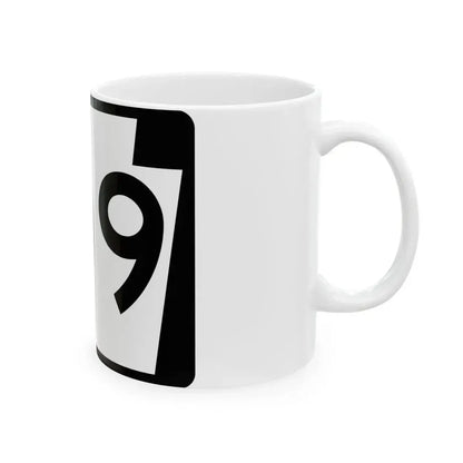 PA-109 (Pennsylvania) (Road Sign) White Coffee Mug - Go Mug Yourself