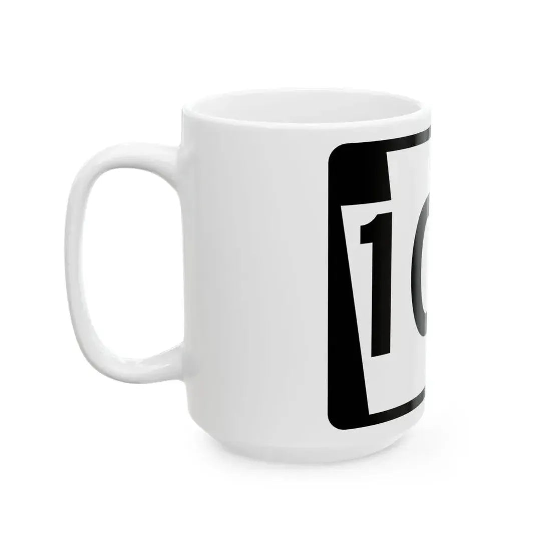 PA-109 (Pennsylvania) (Road Sign) White Coffee Mug - Go Mug Yourself