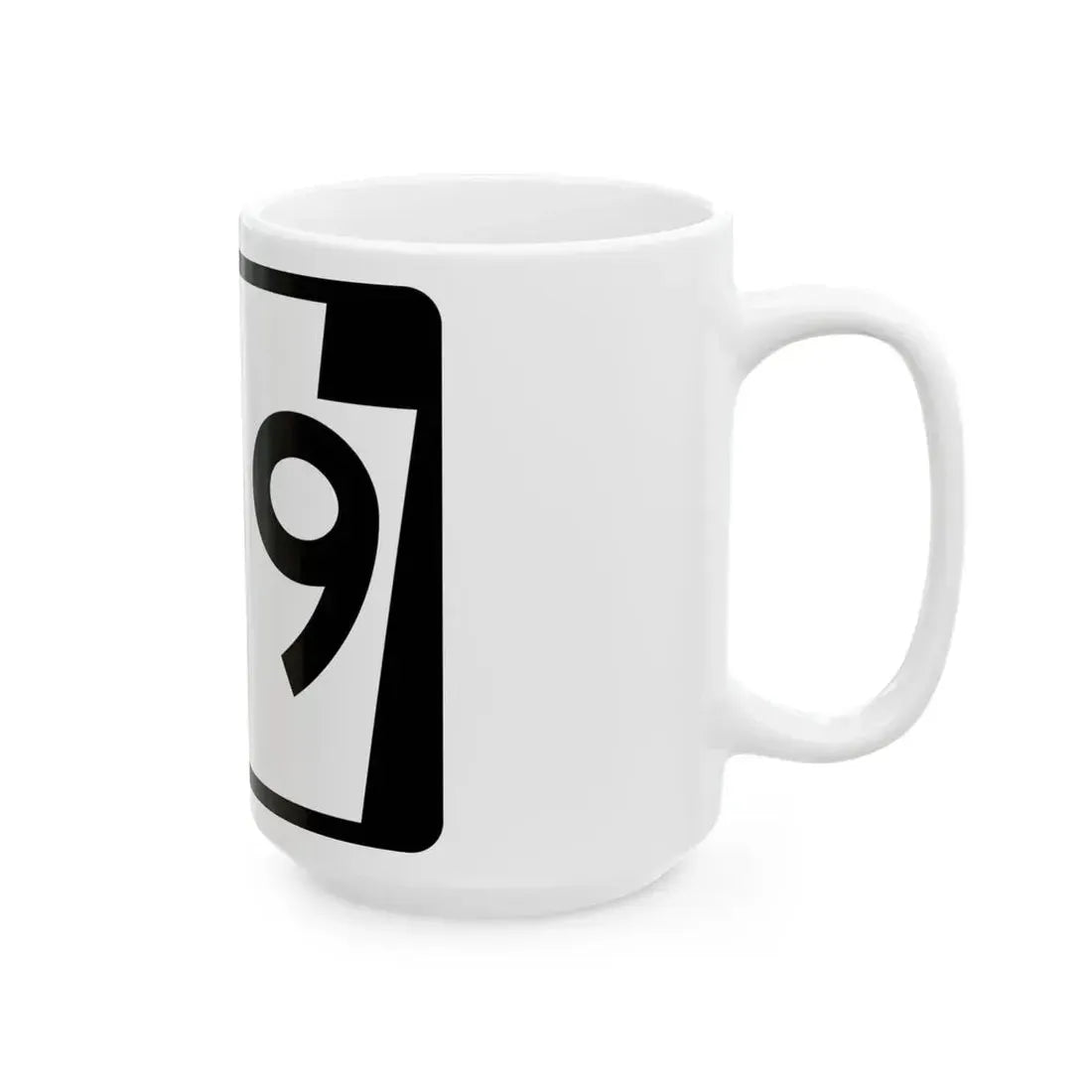 PA-109 (Pennsylvania) (Road Sign) White Coffee Mug - Go Mug Yourself