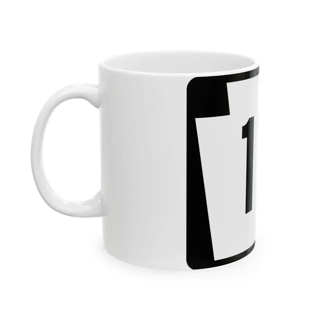 PA-111 (Pennsylvania) (Road Sign) White Coffee Mug - Go Mug Yourself